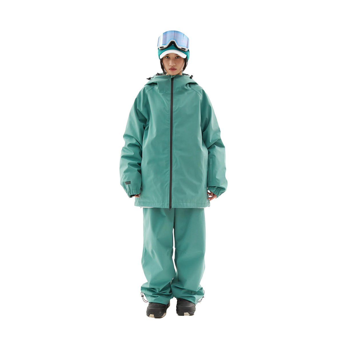 DOOREK New Single Board Double Board Ski Suit Set for Men's and Women's Equipment with Cotton Waterproof Korean Loose Size