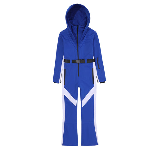 New DOOREK Jumpsuit for Women, Slim Fit and Slimming Effect, Single Board and Double Board Insulation, Waterproof Down Jacket with Belt as a Gift