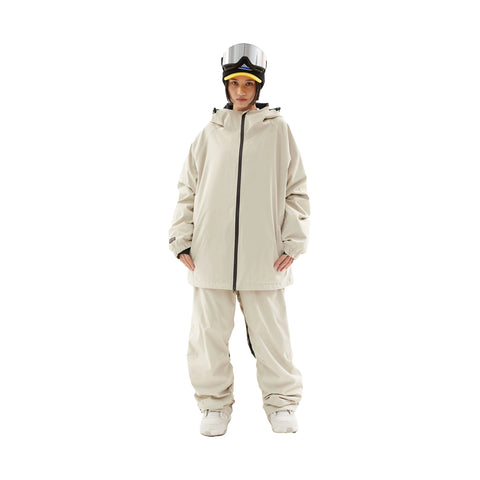 DOOREK New Single Board Double Board Ski Suit Set for Men's and Women's Equipment with Cotton Waterproof Korean Loose Size