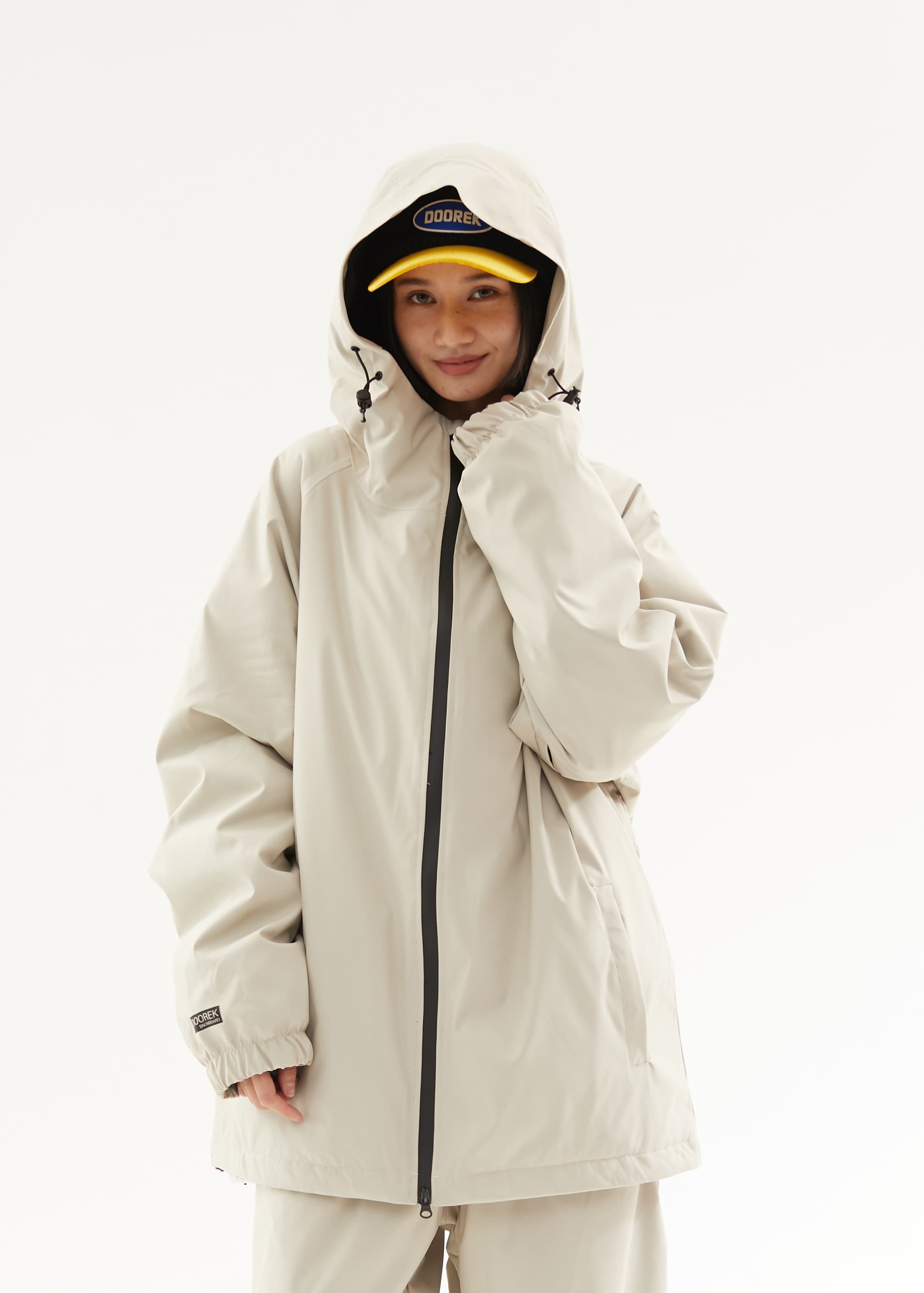 DOOREK New Single Board Double Board Ski Jacket for Men's and Women's Loose fit. Windproof. Waterproof. All-day comfort.