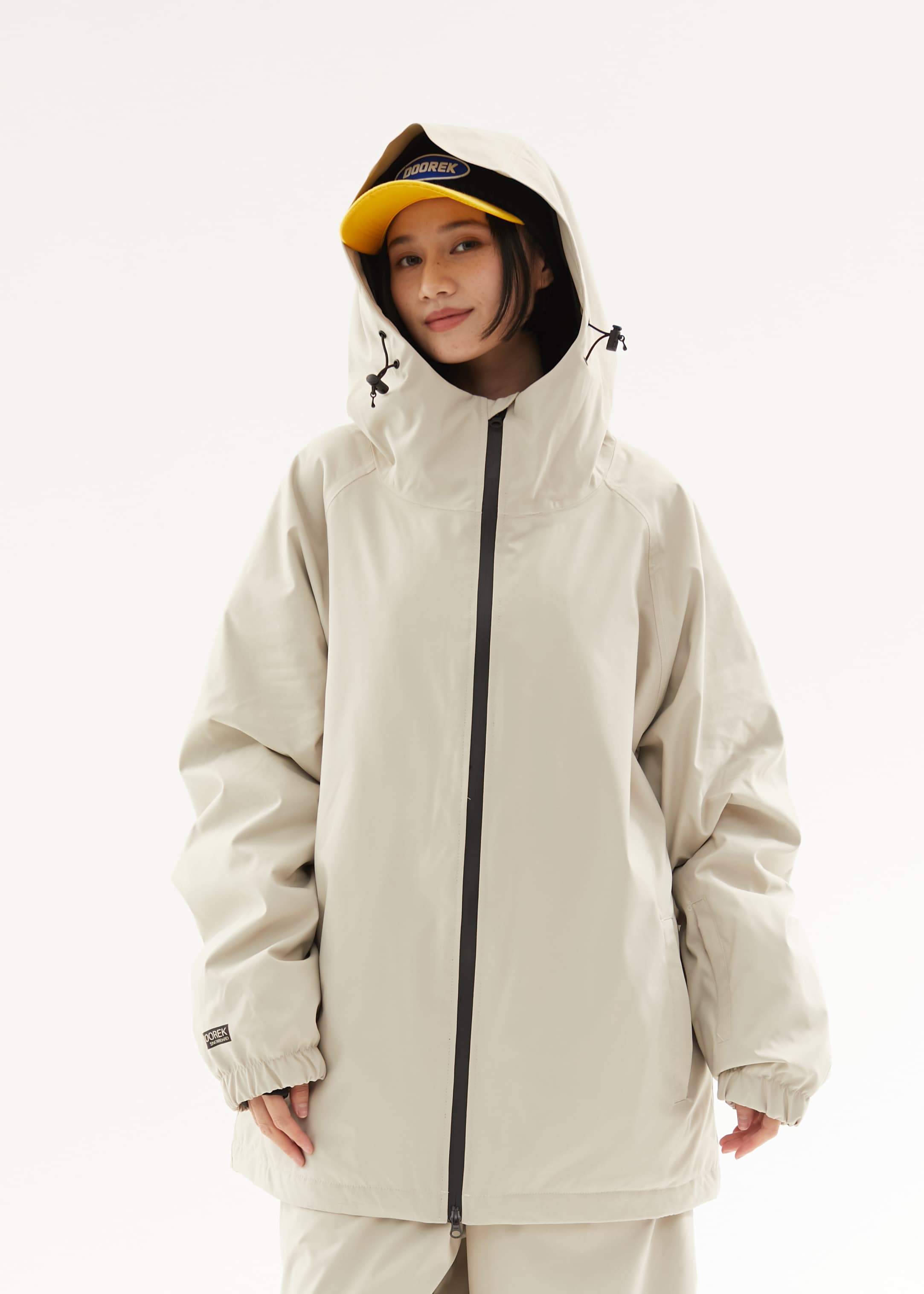 DOOREK New Single Board Double Board Ski Jacket for Men's and Women's Loose fit. Windproof. Waterproof. All-day comfort.