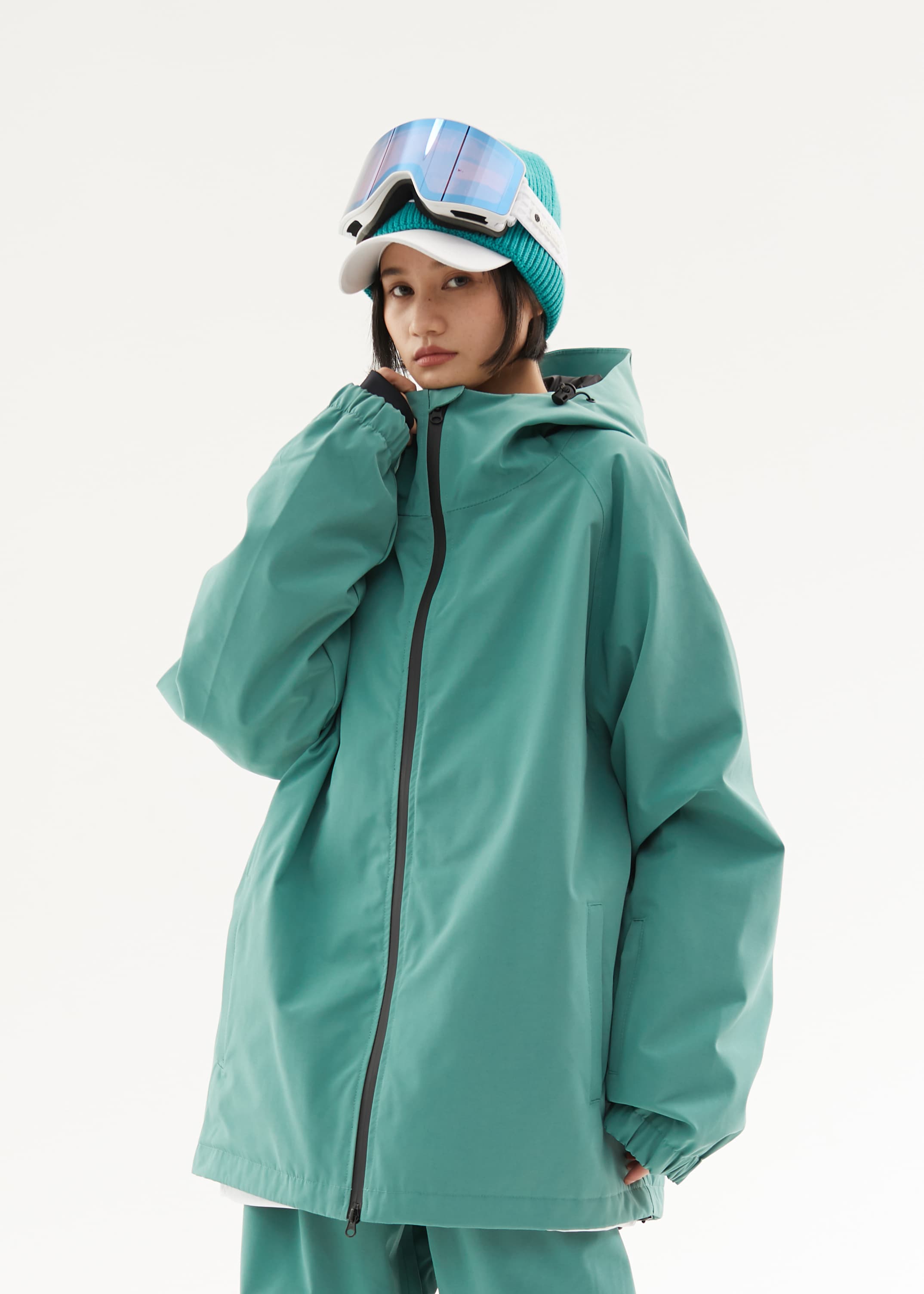 DOOREK New Single Board Double Board Ski Jacket for Men's and Women's Loose fit. Windproof. Waterproof. All-day comfort.