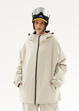 DOOREK New Single Board Double Board Ski Jacket for Men's and Women's Loose fit. Windproof. Waterproof. All-day comfort.