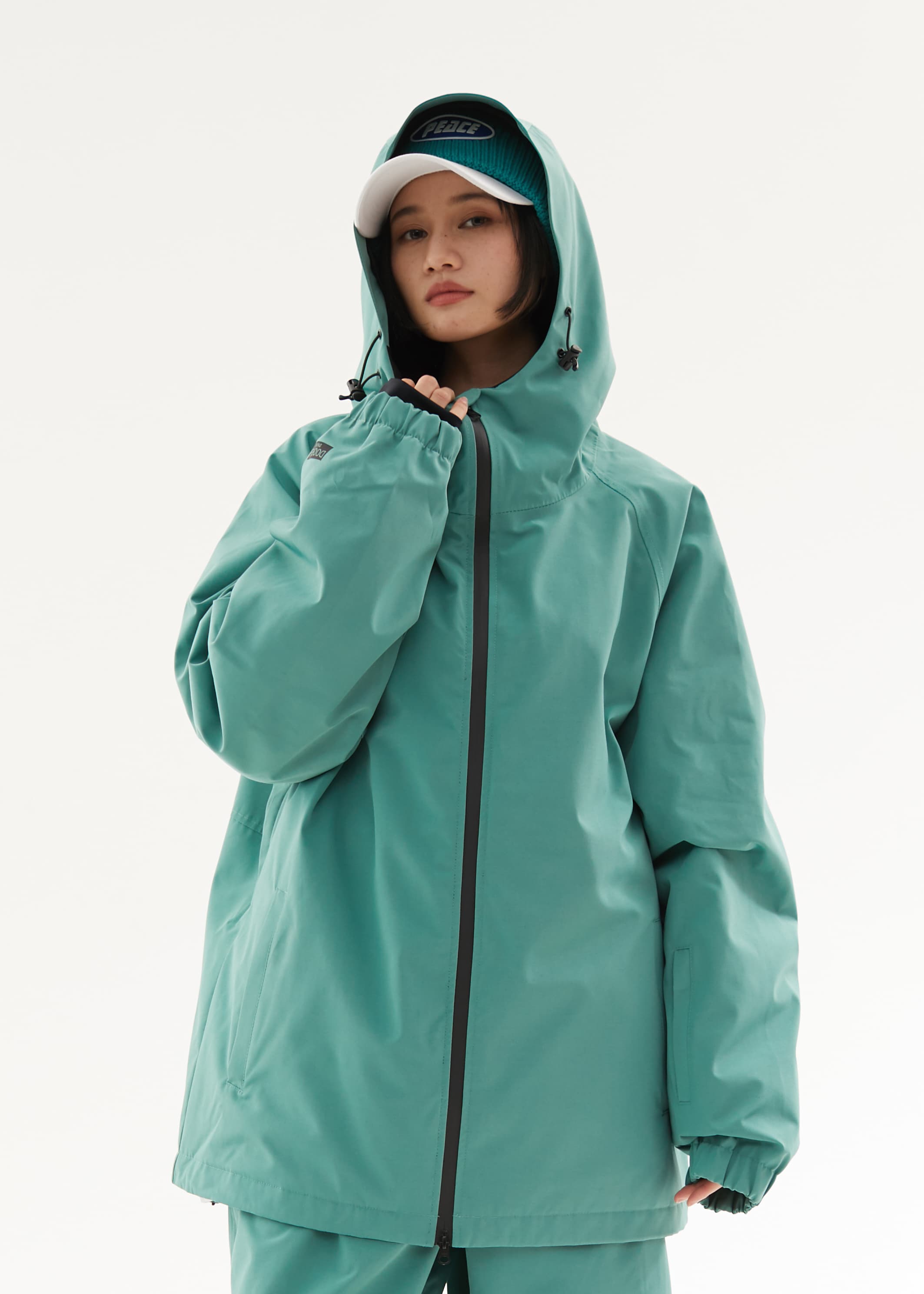 DOOREK New Single Board Double Board Ski Jacket for Men's and Women's Loose fit. Windproof. Waterproof. All-day comfort.