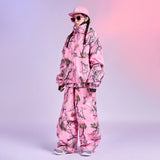 DOOREK Limited Edition 3L Pink Forest Camo Ski Set – Unisex