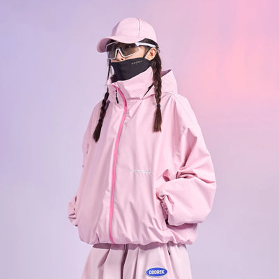 Doorek 3L Pro Baggy Ski Jacket – Light Pink