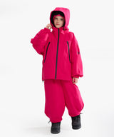 DOOREK Children's 3L Ski Suit for Boys and Girls, Single Board Ski Jacket, Outdoor Thickened, Insulated, Waterproof Snow Suit