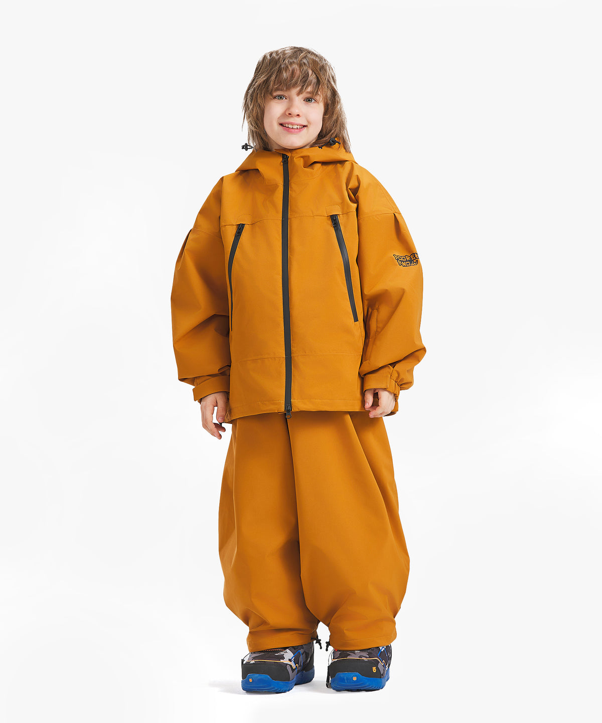DOOREK Children's 3L Ski Suit for Boys and Girls, Single Board Ski Jacket, Outdoor Thickened, Insulated, Waterproof Snow Suit