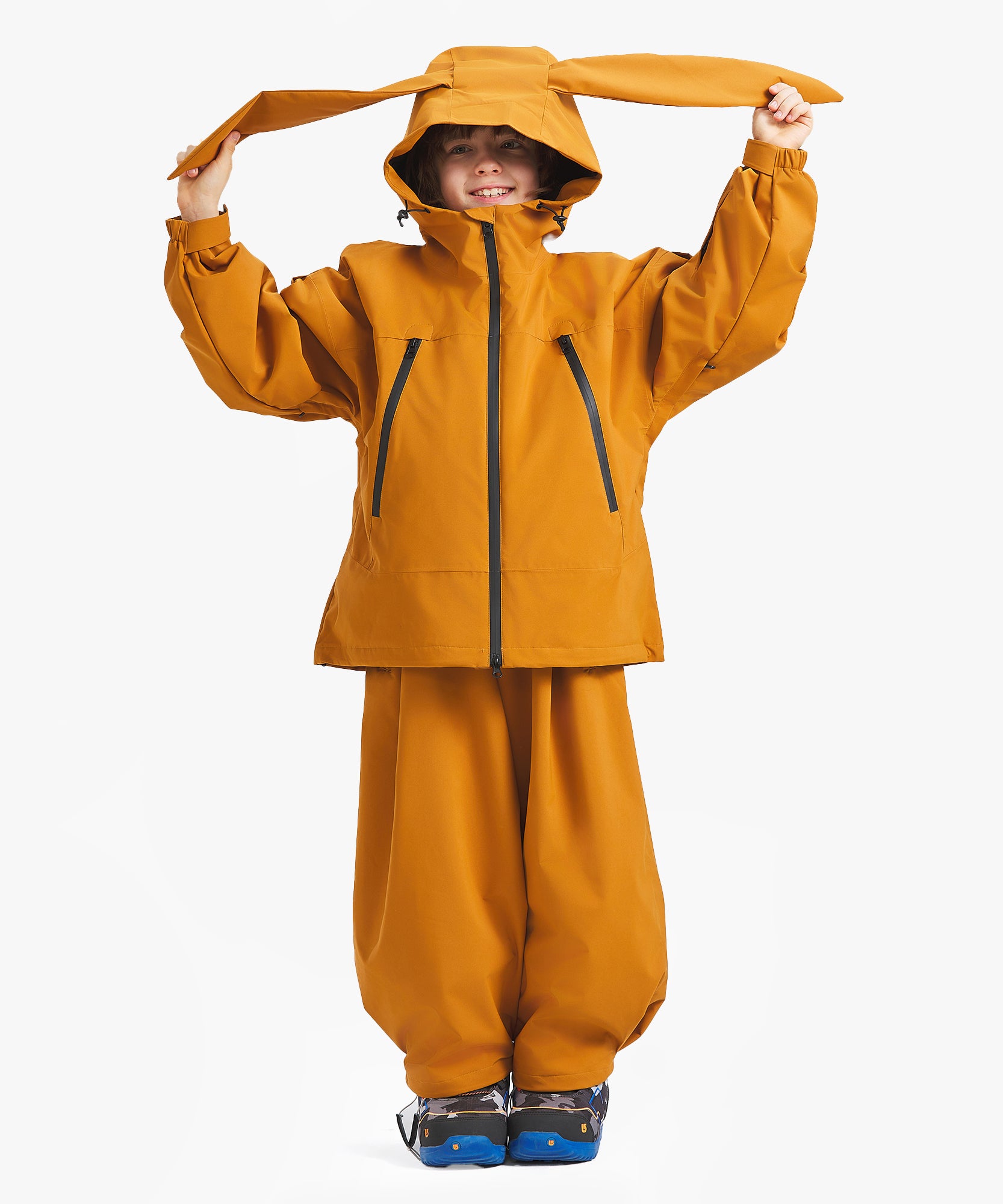 DOOREK Children's 3L Ski Suit for Boys and Girls, Single Board Ski Jacket, Outdoor Thickened, Insulated, Waterproof Snow Suit