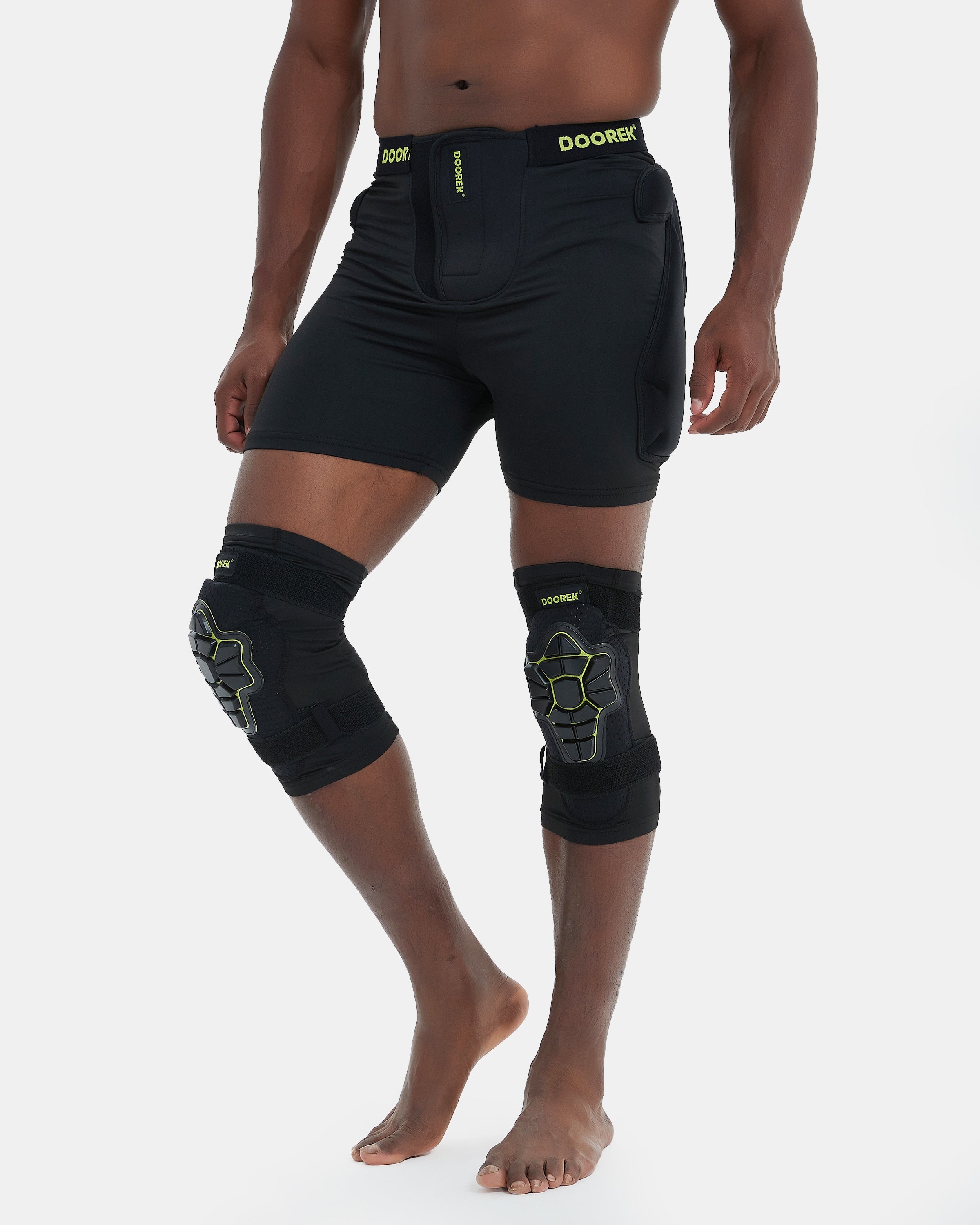 DOOREK XRD Ski Hip and Knee Pads:Multi-Layered Protection System for Hips and Knees Against High-Impact Falls