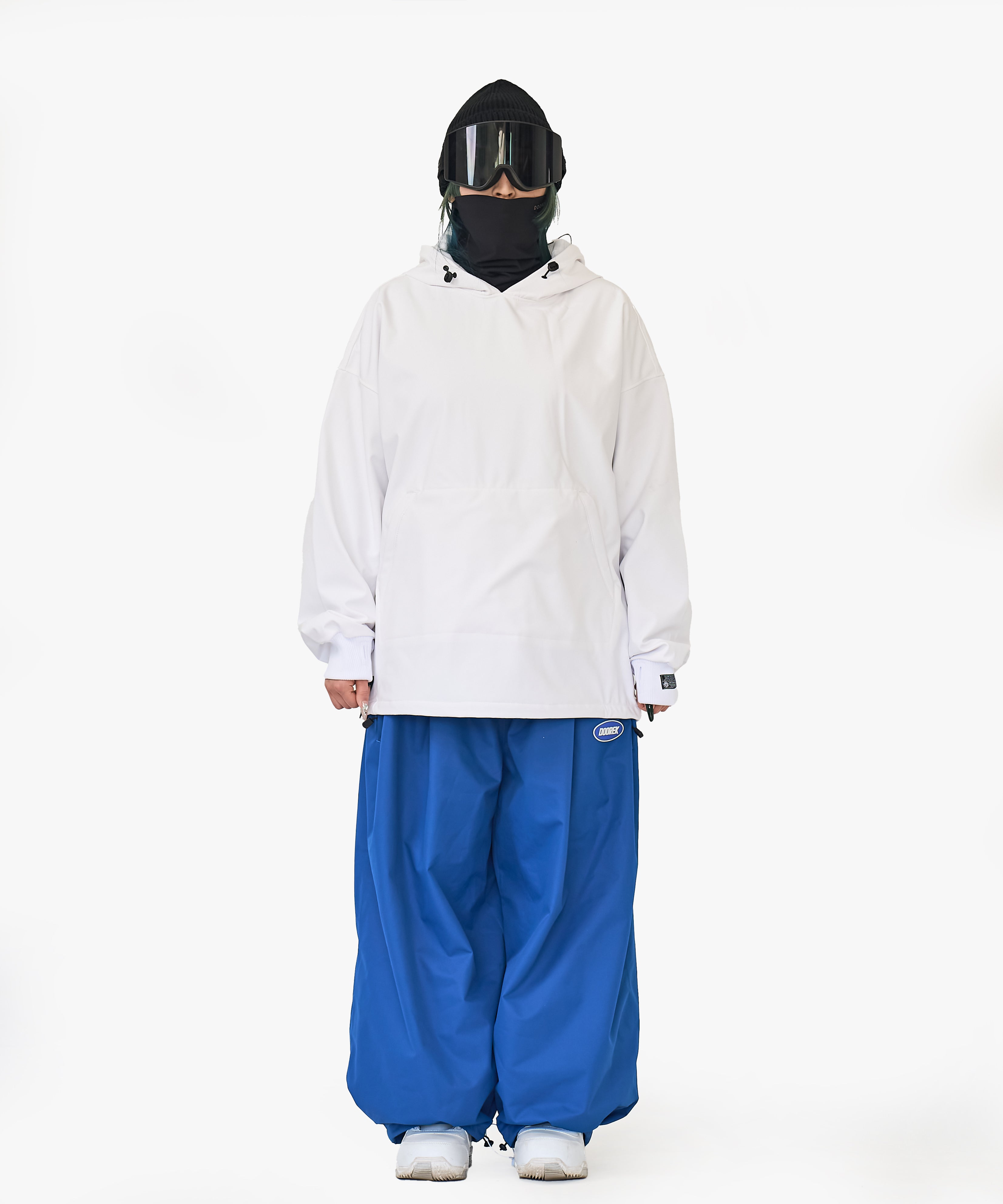 Mushroom Head DOOREK New Loose Fit Single Board American-style Ski Pants, Windproof, Waterproof, Insulated, Freestyle, and Wide Design for Double Boards