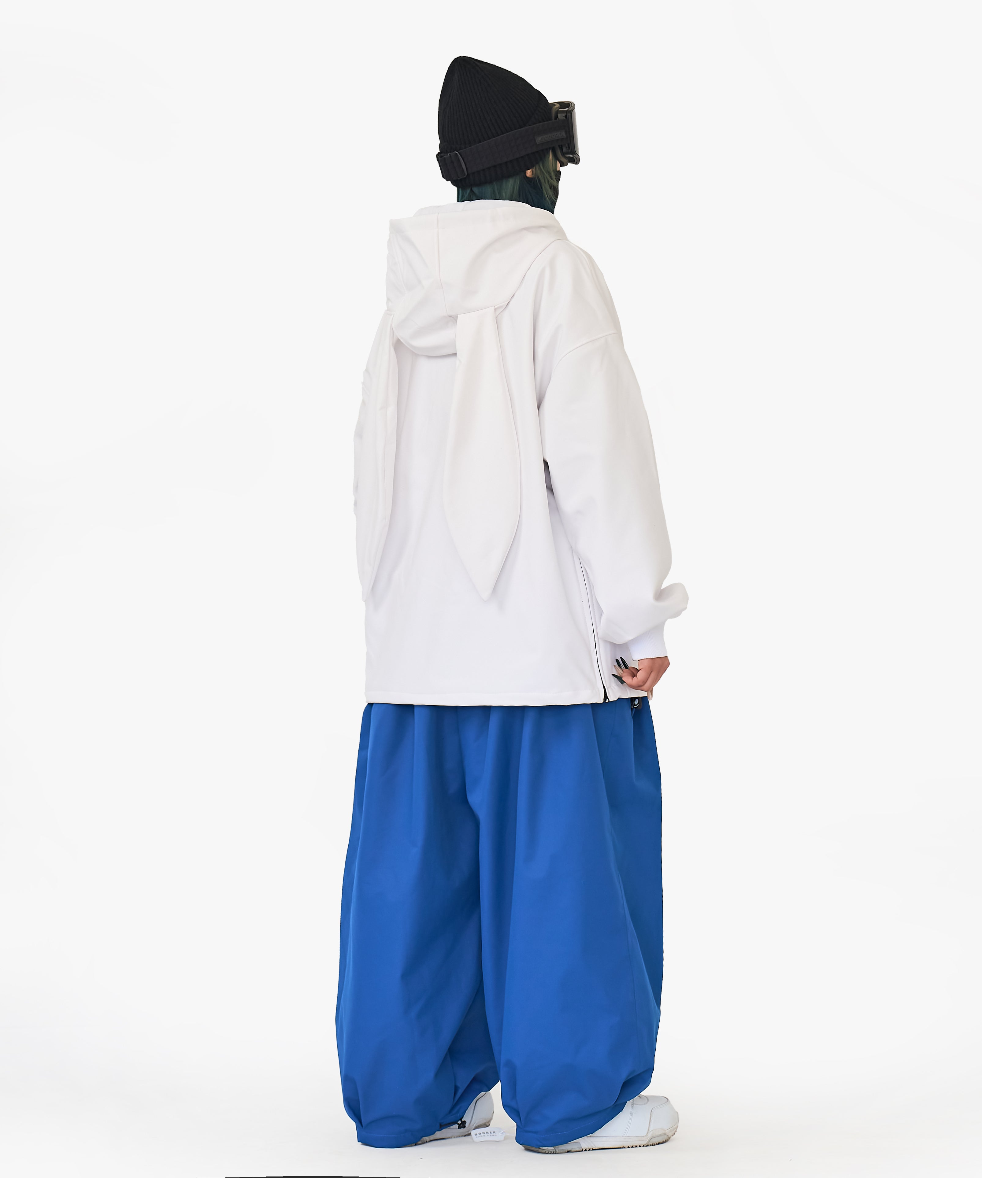 Mushroom Head DOOREK New Loose Fit Single Board American-style Ski Pants, Windproof, Waterproof, Insulated, Freestyle, and Wide Design for Double Boards