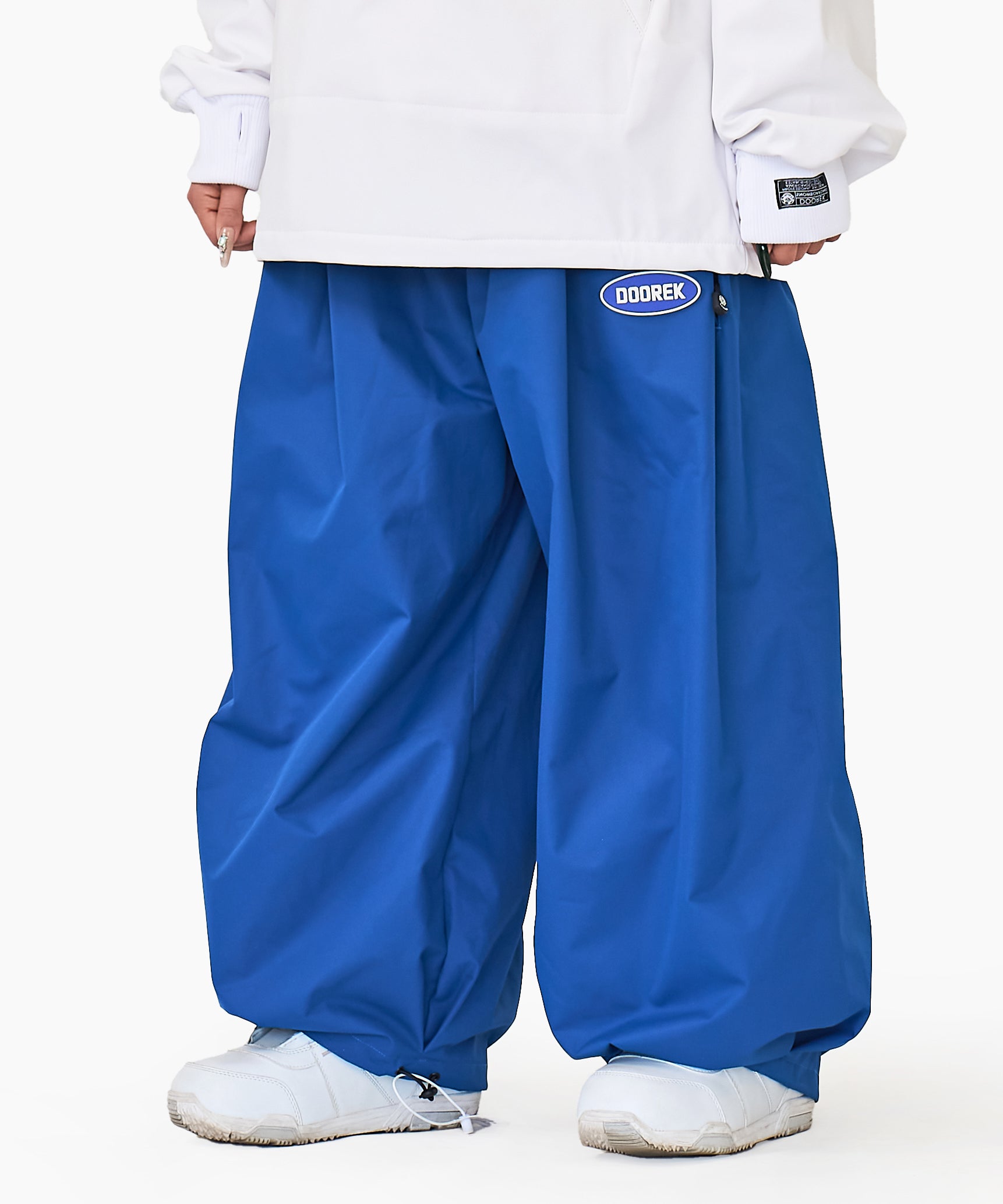 Mushroom Head DOOREK New Loose Fit Single Board American-style Ski Pants, Windproof, Waterproof, Insulated, Freestyle, and Wide Design for Double Boards
