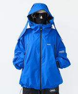 DOOREK Cute Rabbit Ski Top for Women with Cotton Rabbit Ears Skiing Professional Waterproof, Breathable and Warm