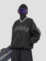 Doorek Unisex V-Neck Fleece Jacket | Warm & Breathable Ski Pullover