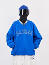 Doorek Unisex V-Neck Fleece Jacket | Warm & Breathable Ski Pullover