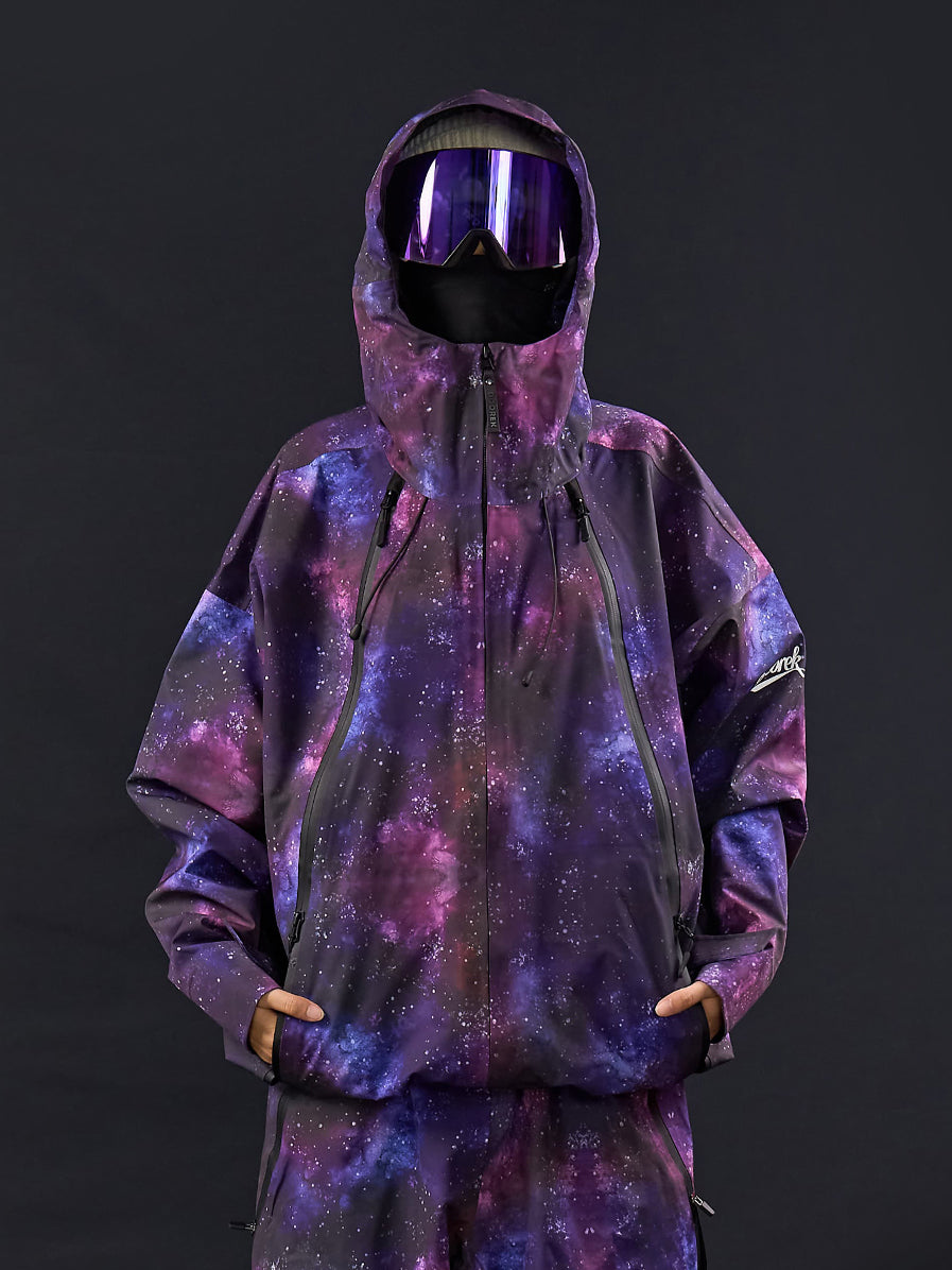 Giacca da sci larga Doorek EP Series 3L Galaxy Flow - Unisex
