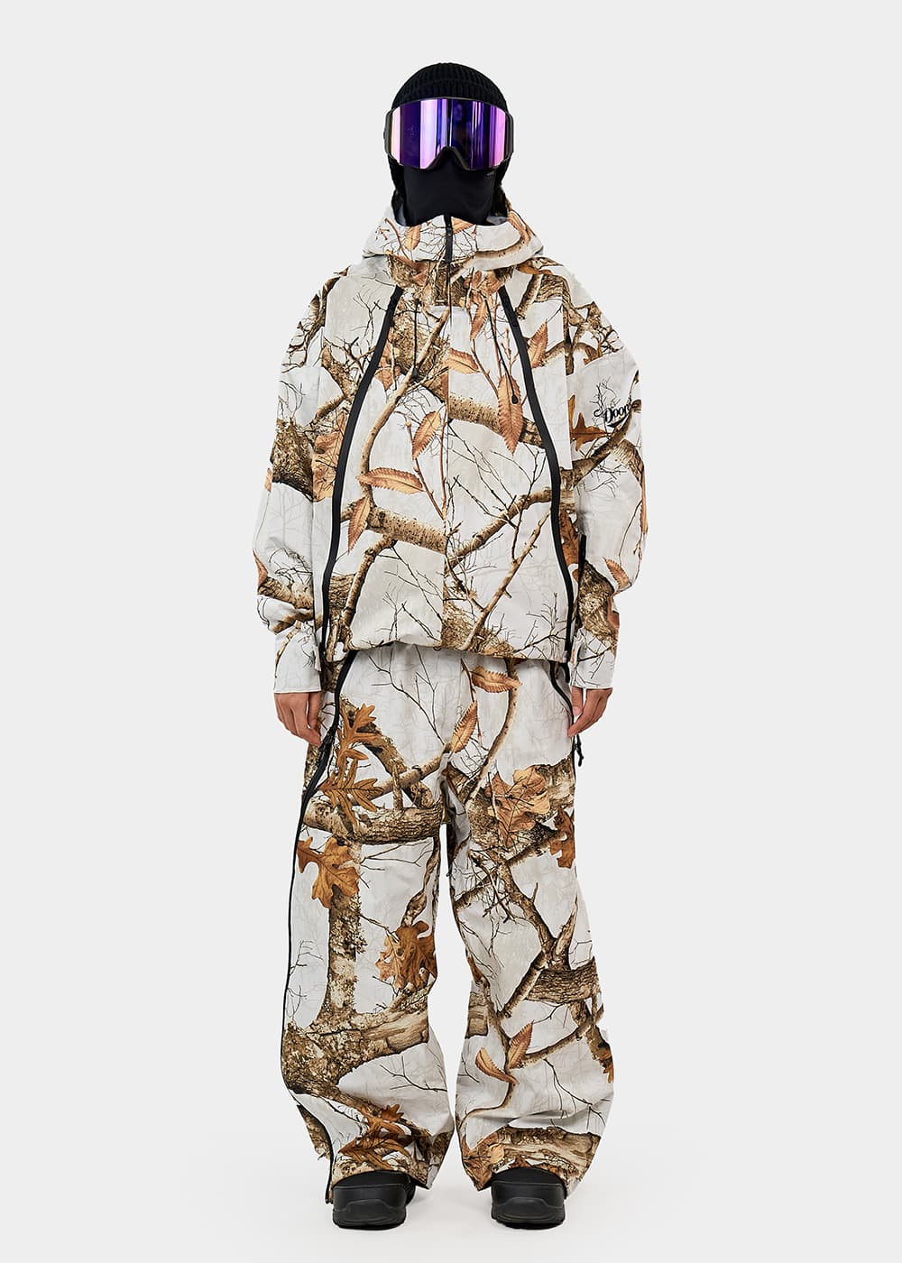 Pantaloni da sci larghi Doorek EP Series 3L Jungle Shell - Unisex 
