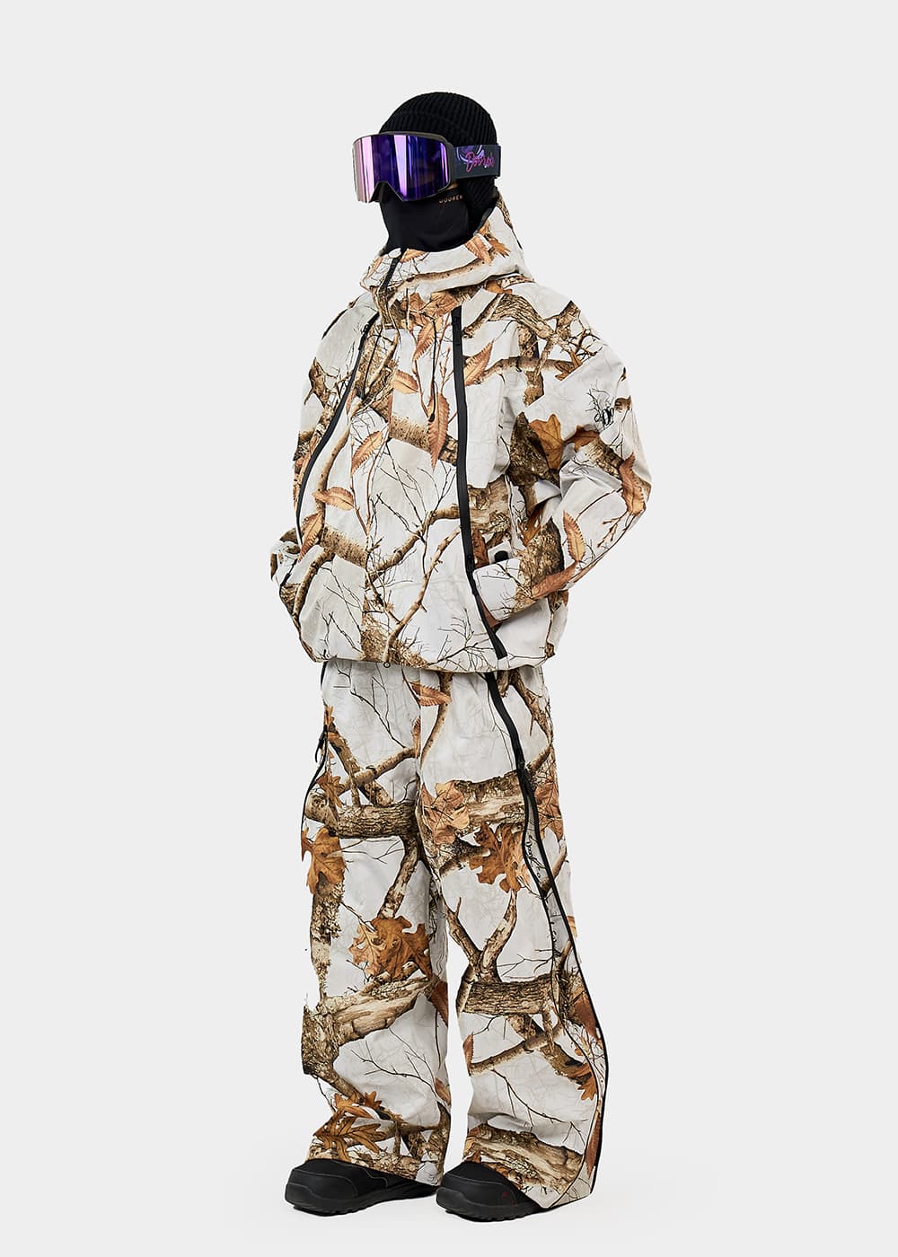 Pantaloni da sci larghi Doorek EP Series 3L Jungle Shell - Unisex 