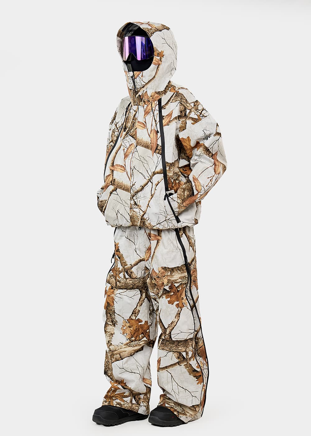 Giacca da sci larga Doorek EP Series 3L Jungle Shell - Unisex 