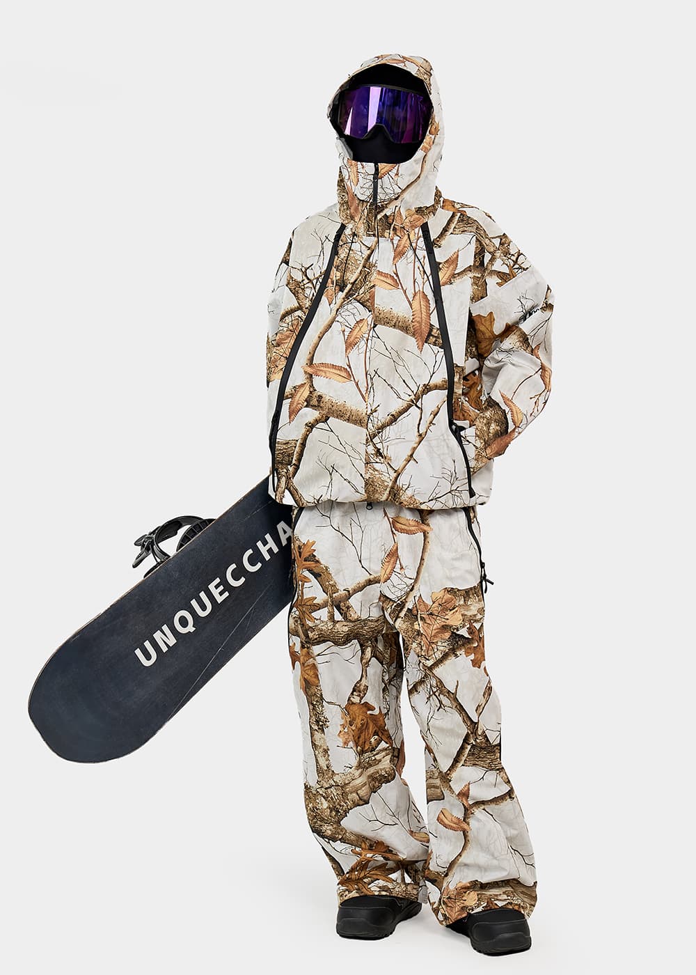 Pantaloni da sci larghi Doorek EP Series 3L Jungle Shell - Unisex 