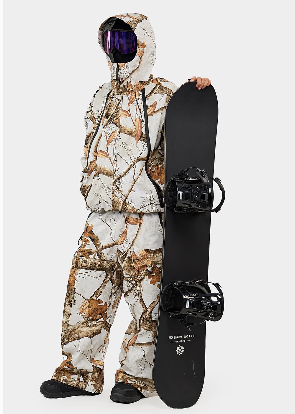 Pantaloni da sci larghi Doorek EP Series 3L Jungle Shell - Unisex 