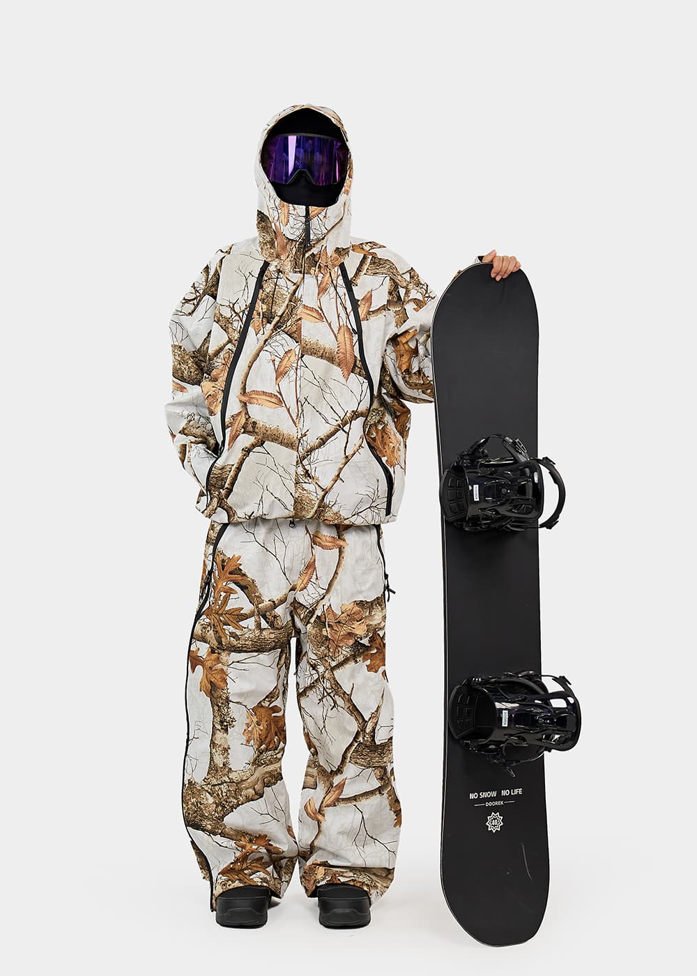 Pantaloni da sci larghi Doorek EP Series 3L Jungle Shell - Unisex 