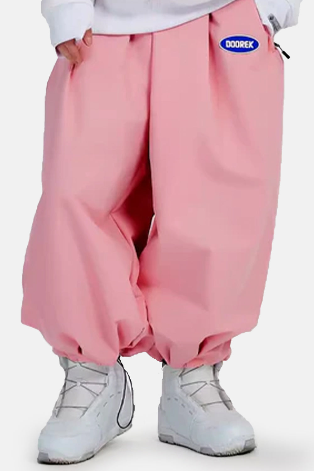 Mushroom Head DOOREK New Loose Fit Single Board American-style Ski Pants, Windproof, Waterproof, Insulated, Freestyle, and Wide Design for Double Boards