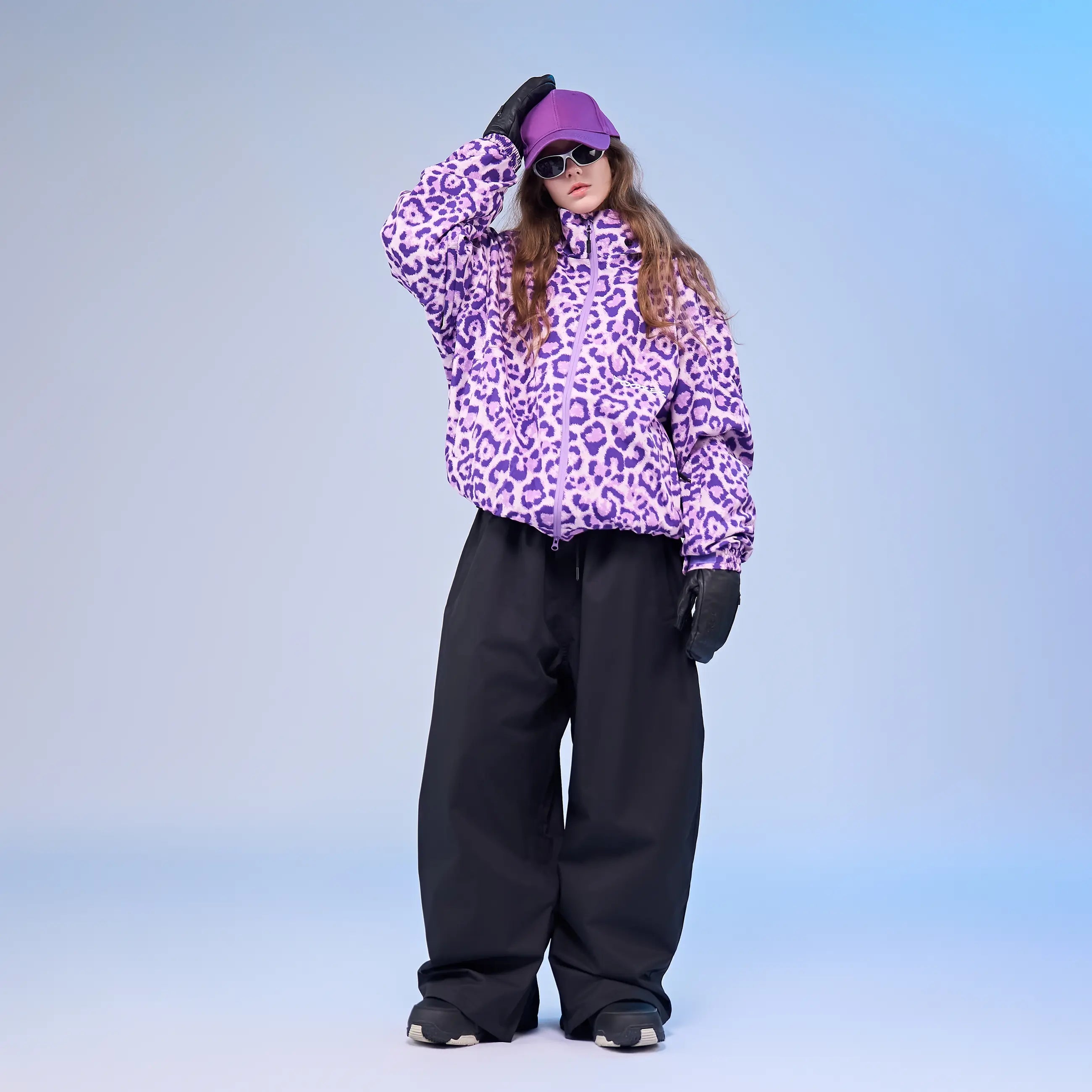 Doorek Vandal Baggy Snow Jacket – Violet Ski Jacket for Men & Women Doorek Vandal Baggy Snow Jacket – Violet Ski Jacket for Men & Women