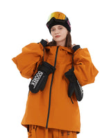 DOOREK Cute Rabbit Ski Top for Women with Cotton Rabbit Ears Skiing Professional Waterproof, Breathable and Warm
