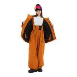 DOOREK Winter Single Board High Waist Ski Pants for Men and Women Waterproof, Warm, Wear resistant, Professional Thickened Windproof, Cold proof, and Snow proof Pants