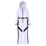 New DOOREK Jumpsuit for Women, Slim Fit and Slimming Effect, Single Board and Double Board Insulation, Waterproof Down Jacket with Belt as a Gift